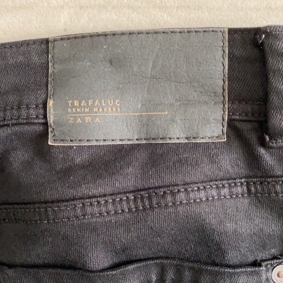 Zara TRF Black Mid Rise Skinny Jeans - Picture 3 of 5